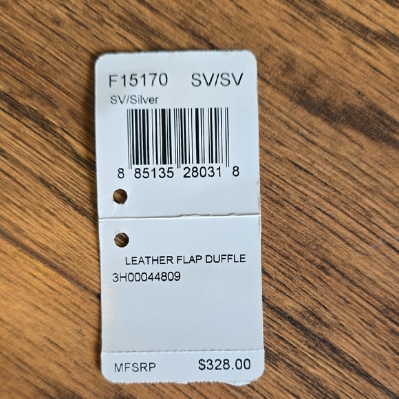 Coach Metallic Leather Flap Duffle Bag - Picture 8 of 13